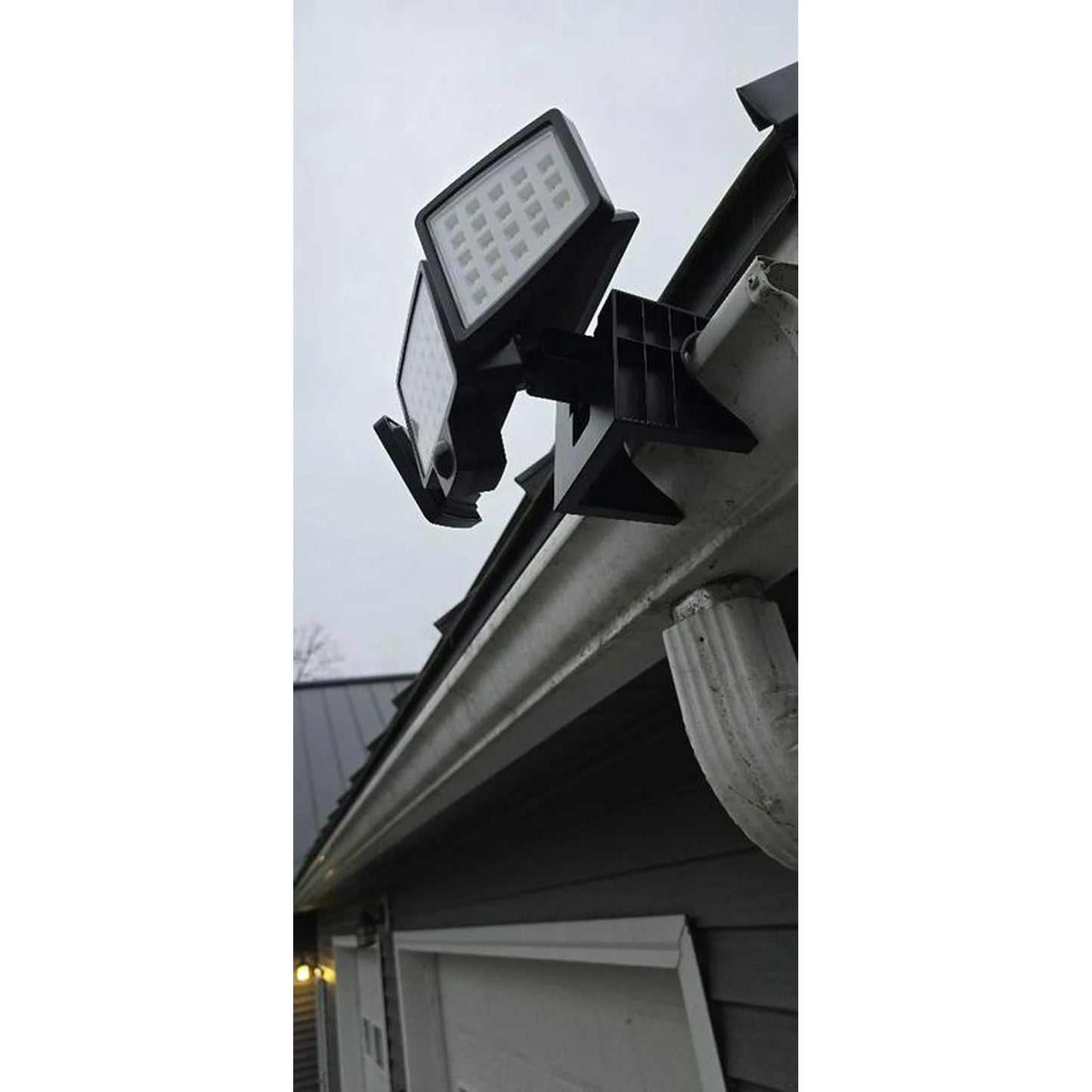 Gutter Mounted Solar Security Light